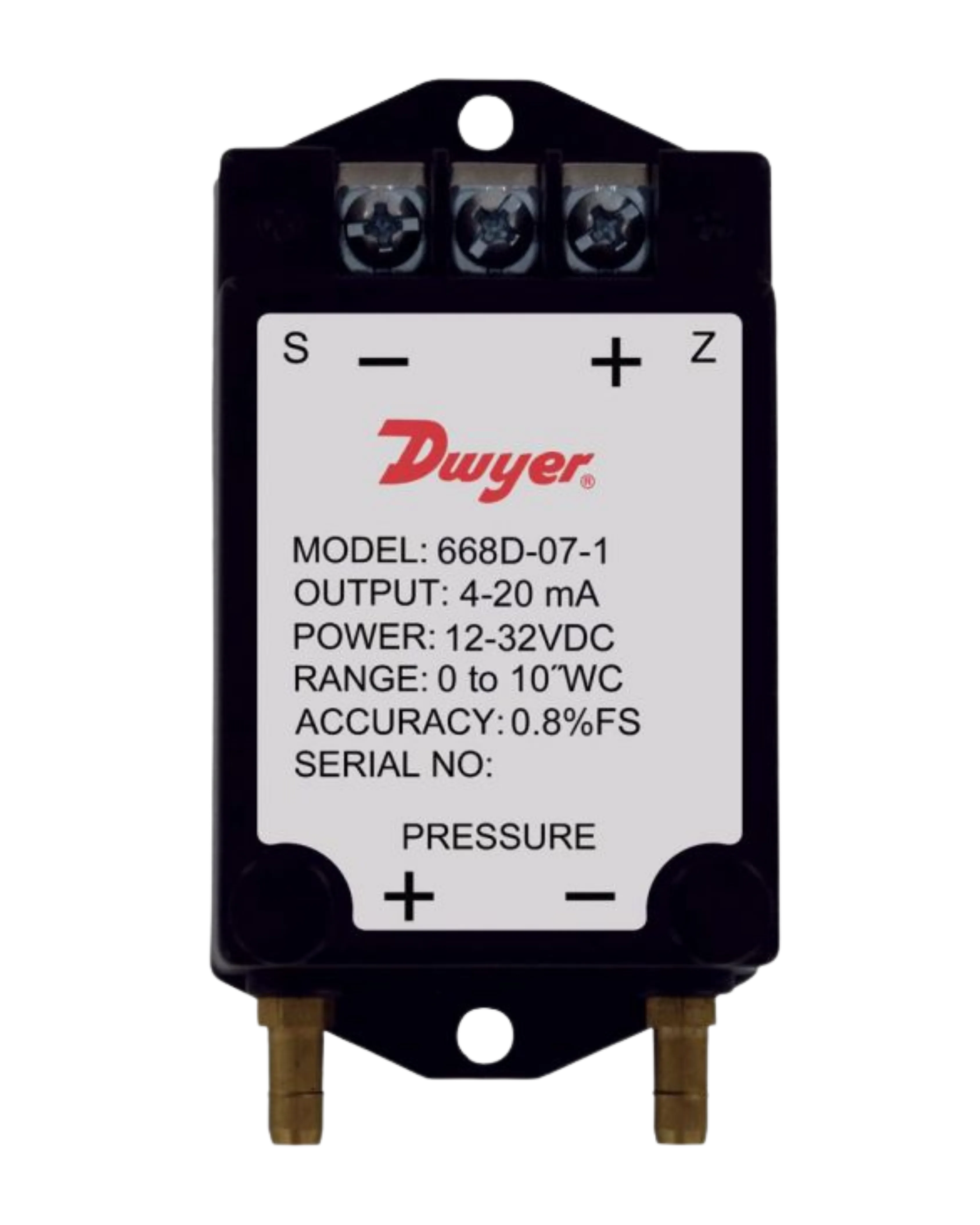668D-10-1 Dwyer Instruments - Compact Differential Pressure Transmitter — Dwyer Instruments Tools & Test Equipment